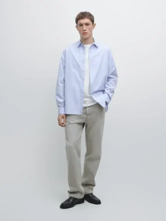 Regular Fit Pinstriped Shirt