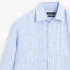 Regular Fit Striped Linen Shirt Regular Fit Striped Linen Shirt