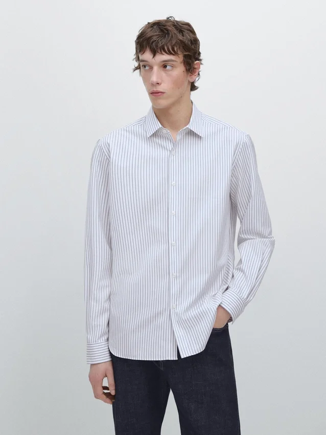 Regular Fit Striped Shirt Regular Fit Striped Shirt