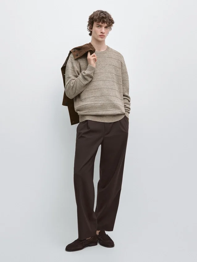 Relaxed Fit Cool Wool Blend Pants Relaxed Fit Cool Wool Blend Pants