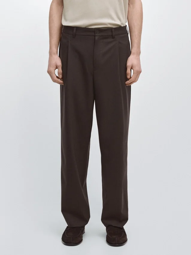 Relaxed Fit Cool Wool Blend Pants Relaxed Fit Cool Wool Blend Pants