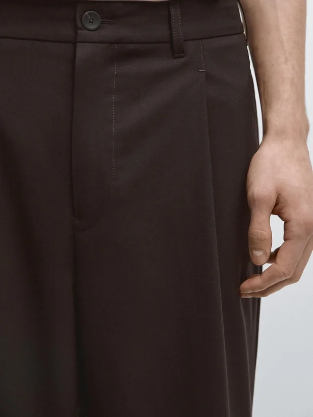 Relaxed Fit Cool Wool Blend Pants Relaxed Fit Cool Wool Blend Pants