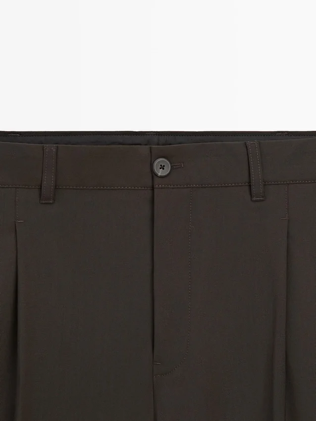 Relaxed Fit Cool Wool Blend Pants Relaxed Fit Cool Wool Blend Pants