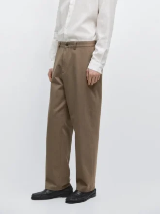 Relaxed Fit Cotton Trousers