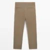 Relaxed Fit Cotton Trousers