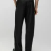 Relaxed Fit Darted Cool Wool Blend Trousers