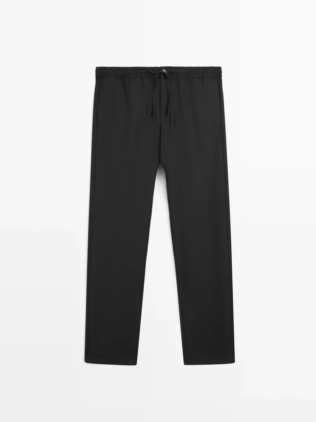 Relaxed Fit Wool Trousers Relaxed Fit Wool Trousers