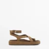 Sandals with Crossover Straps
