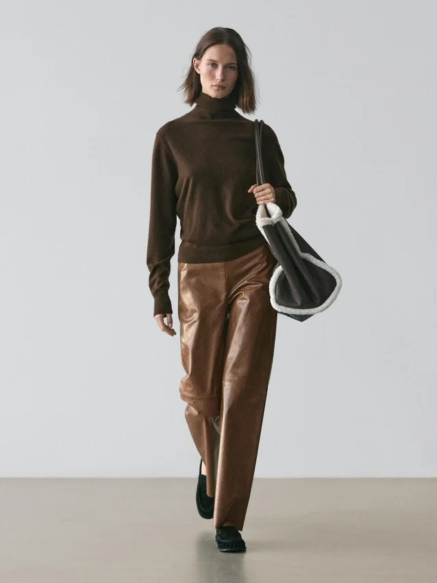 Shiny Nappa Leather Trousers Shiny Nappa Leather Trousers