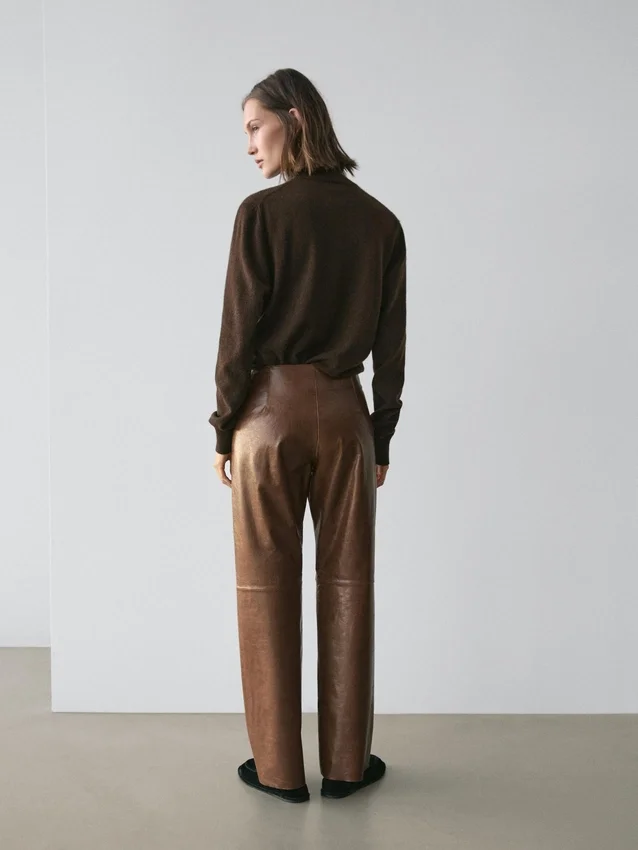 Shiny Nappa Leather Trousers Shiny Nappa Leather Trousers