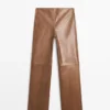 Shiny Nappa Leather Trousers Shiny Nappa Leather Trousers