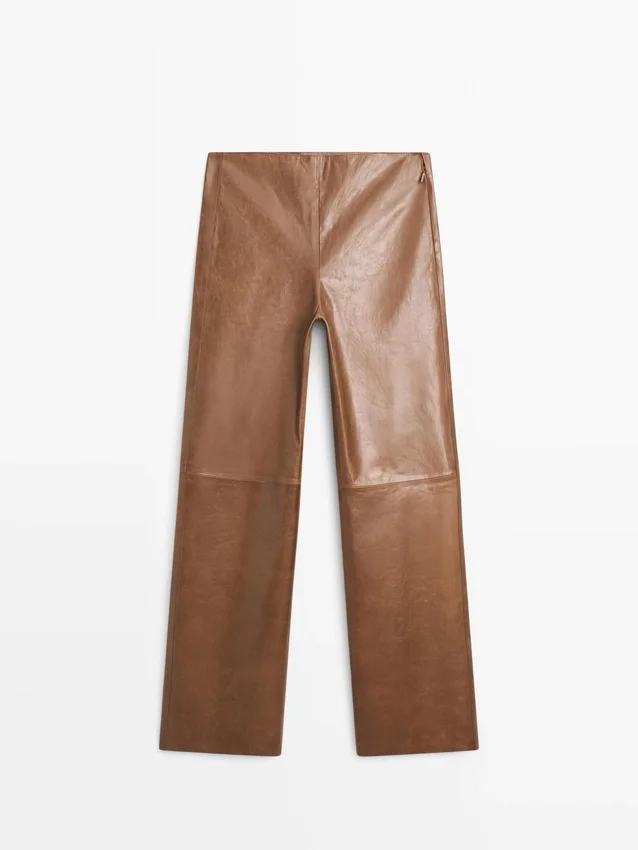 Shiny Nappa Leather Trousers Shiny Nappa Leather Trousers