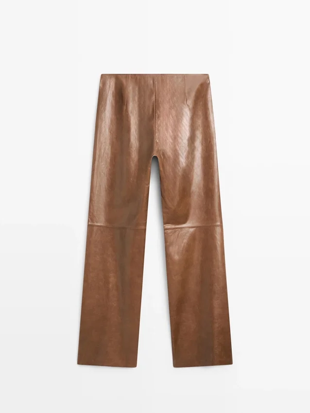 Shiny Nappa Leather Trousers Shiny Nappa Leather Trousers