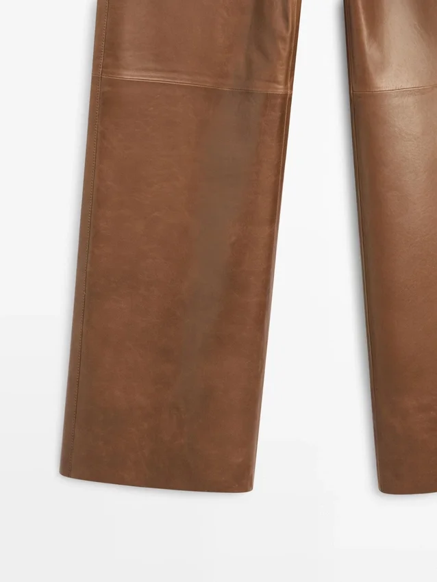 Shiny Nappa Leather Trousers Shiny Nappa Leather Trousers