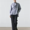 Shirt with Ruffled Collar Detail