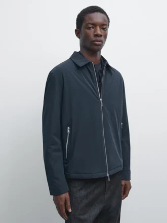 Short Jacket with Pocket Details