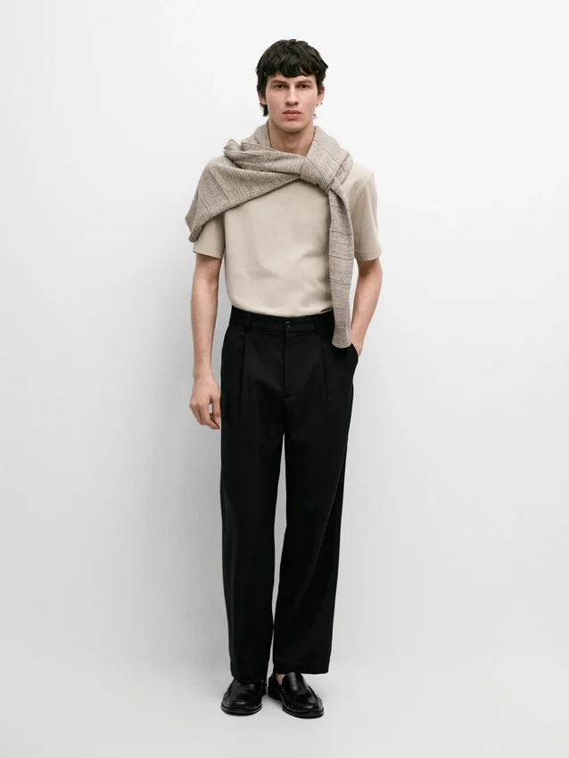 Short Sleeve Cotton Blend T-Shirt Short Sleeve Cotton Blend T-Shirt