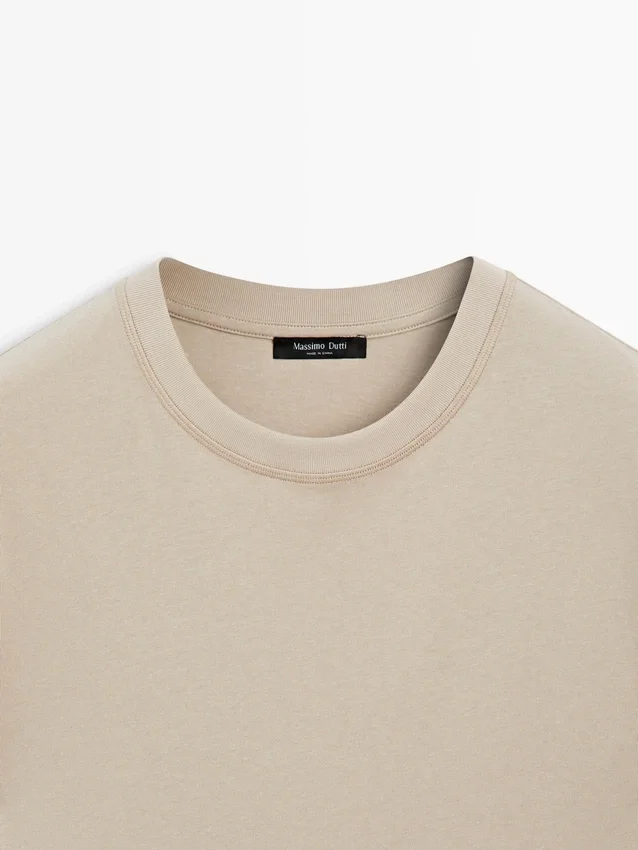 Short Sleeve Cotton Blend T-Shirt Short Sleeve Cotton Blend T-Shirt