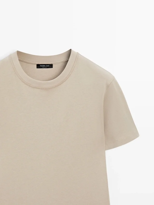 Short Sleeve Cotton Blend T-Shirt Short Sleeve Cotton Blend T-Shirt