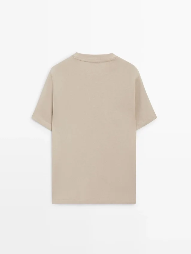 Short Sleeve Cotton Blend T-Shirt Short Sleeve Cotton Blend T-Shirt