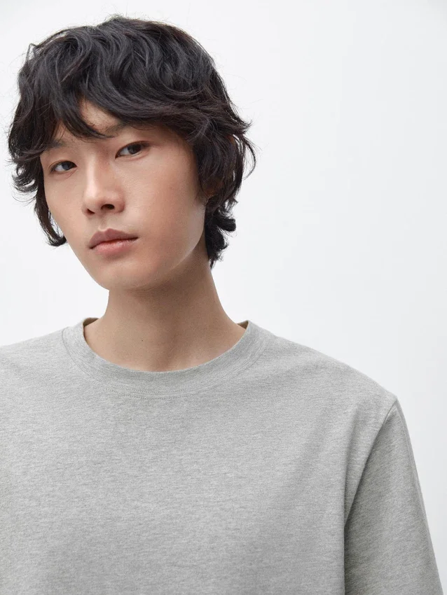 Short Sleeve Cotton Melange T-Shirt Short Sleeve Cotton Melange T-Shirt