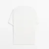 Short Sleeve Linen Blend T-Shirt