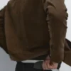 Short Suede Leather Jacket