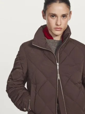 Short Water-Repellent Down Jacket