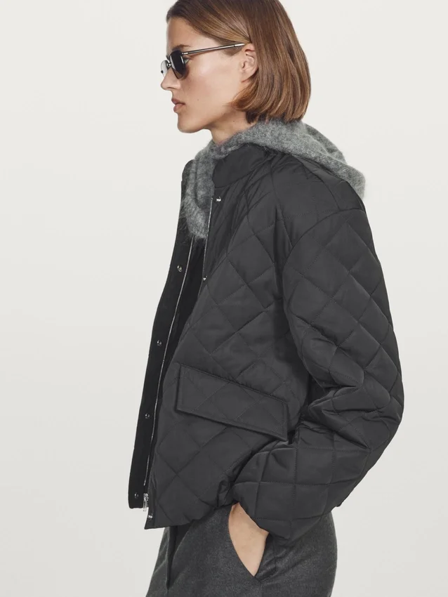 Short Water-Repellent Puffer Jacket Short Water-Repellent Puffer Jacket