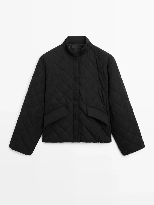 Short Water-Repellent Puffer Jacket Short Water-Repellent Puffer Jacket