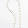 Silver-Toned Chain Link Necklace