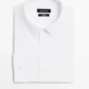 Slim Fit 100% Cotton Poplin Shirt