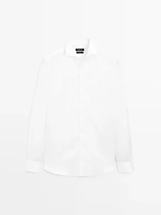 Slim Fit 100% Cotton Twill Shirt