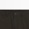 Slim Fit Cotton Trousers