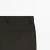 Slim Fit Cotton Trousers