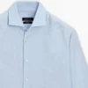 Slim Fit Micro-Checked 100% Cotton Shirt Slim Fit Micro-Checked 100% Cotton Shirt