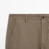 Slim-Fit Micro-Textured Trousers