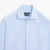Slim Fit Striped Twill Shirt