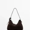 Small Split Suede Leather Bag Small Split Suede Leather Bag