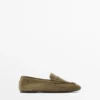 Soft Split Leather Loafers