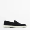 Split Leather Loafers with Moc Toe Split Leather Loafers with Moc Toe