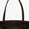 Split Leather Maxi Md Icon Tote Bag