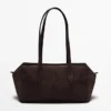 Split Leather West Satchel Bag Split Leather West Satchel Bag