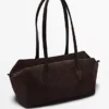 Split Leather West Satchel Bag Split Leather West Satchel Bag