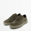 Split Suede Leather Trainers Split Suede Leather Trainers