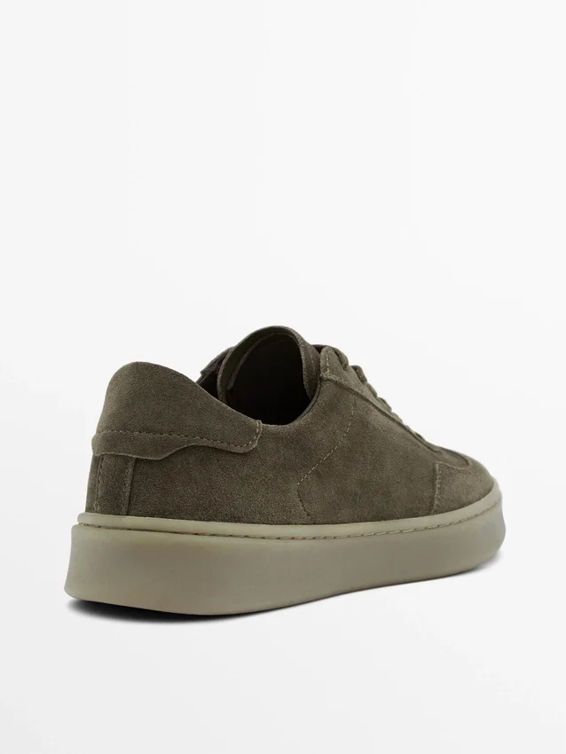 Split Suede Leather Trainers Split Suede Leather Trainers