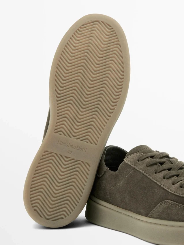 Split Suede Leather Trainers Split Suede Leather Trainers