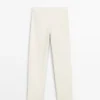 Straight-Leg Flowing Trousers