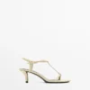 Strappy Mid-Heel Sandals Strappy Mid-Heel Sandals