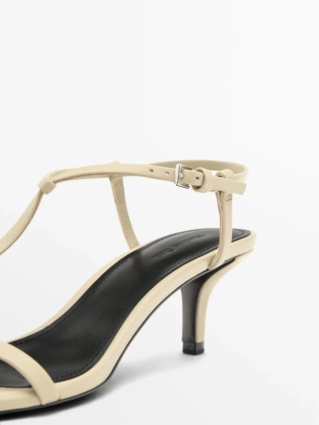 Strappy Mid-Heel Sandals Strappy Mid-Heel Sandals